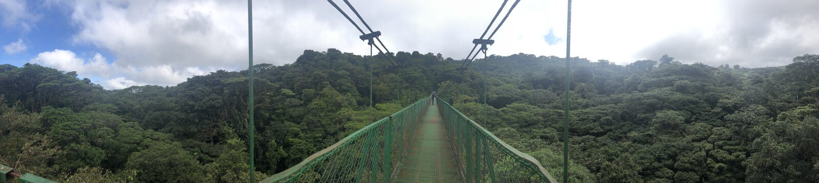 Hanging bridge at Monteverde Cloud Forest, Costa Rica