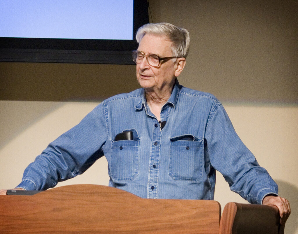 E.O. Wilson at the dedication of the E.O. Wilson Biophilia Center in Walton County, Florida
