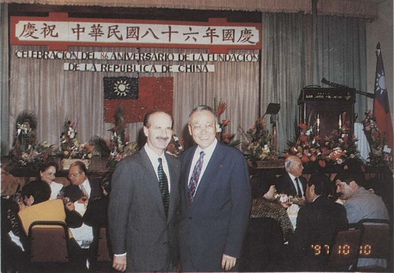 President José María Figueres Olsen in 1997