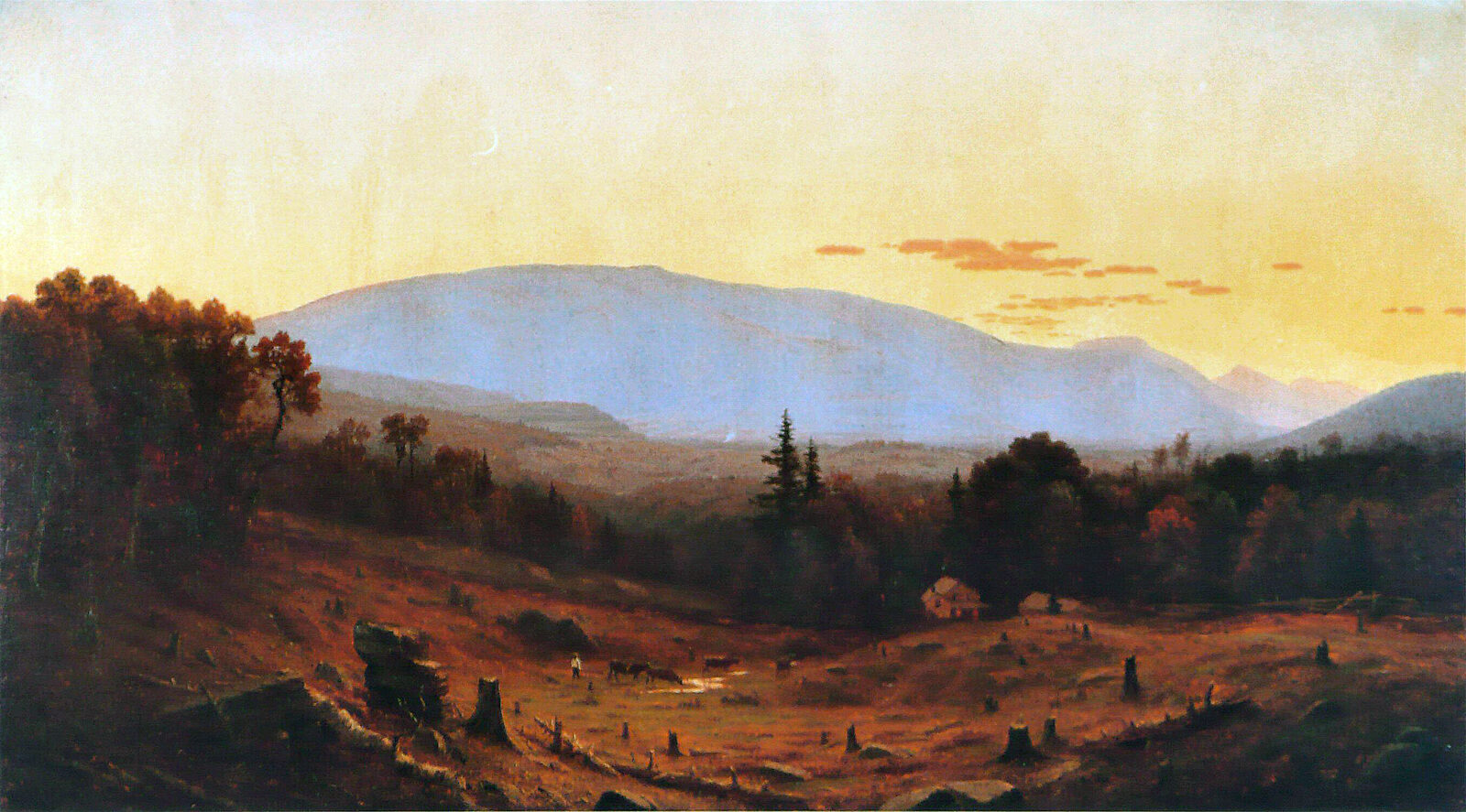Hunter Mountain, Twilight by Sanford Robinson Gifford, 1866