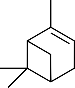 α-pinene molecular structure