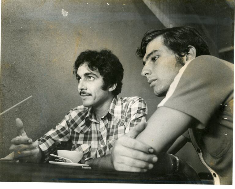 René Castro as student federation president, 1978