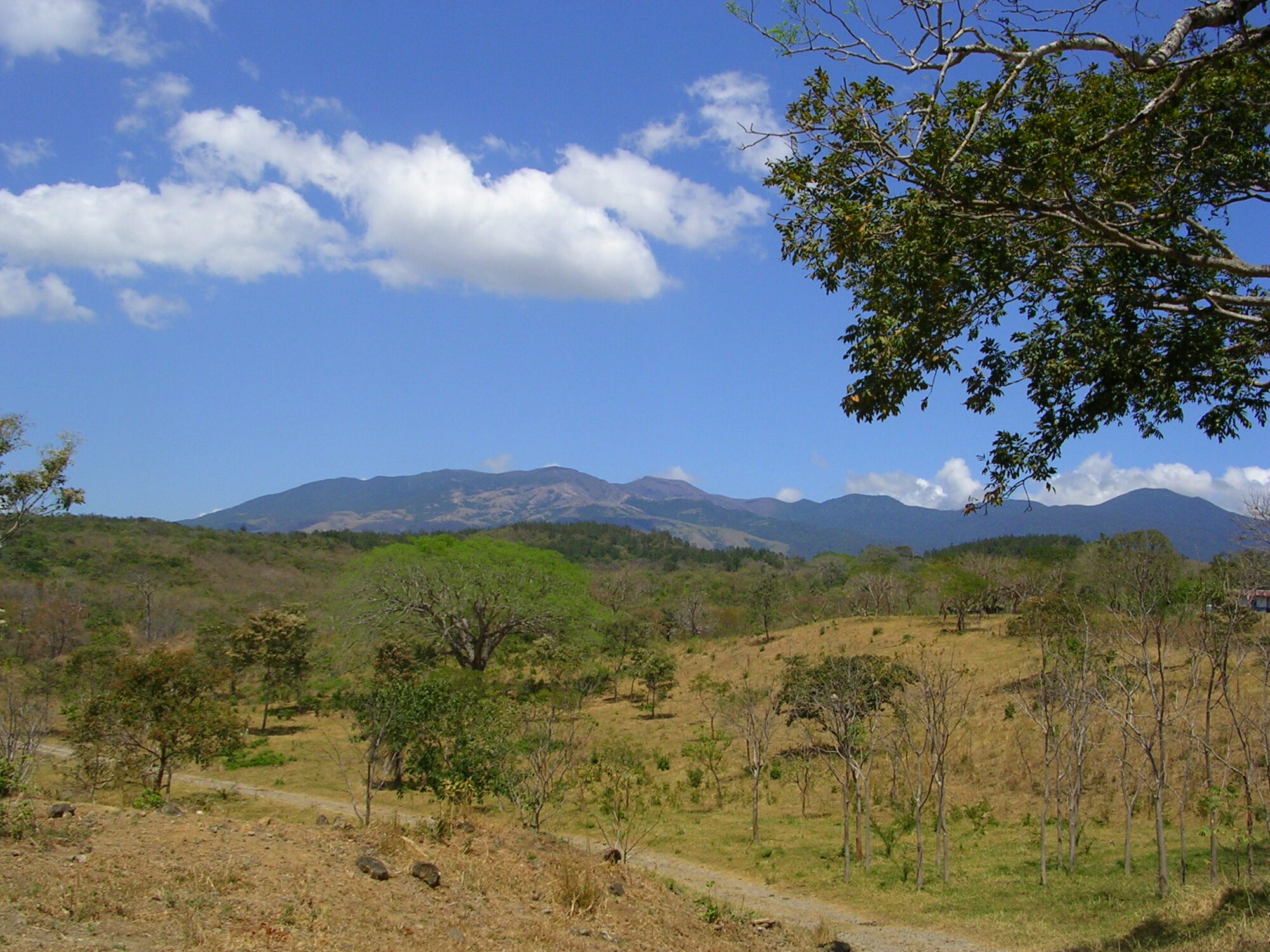Summit of Rincón de la Vieja volcano showing elevation gradient