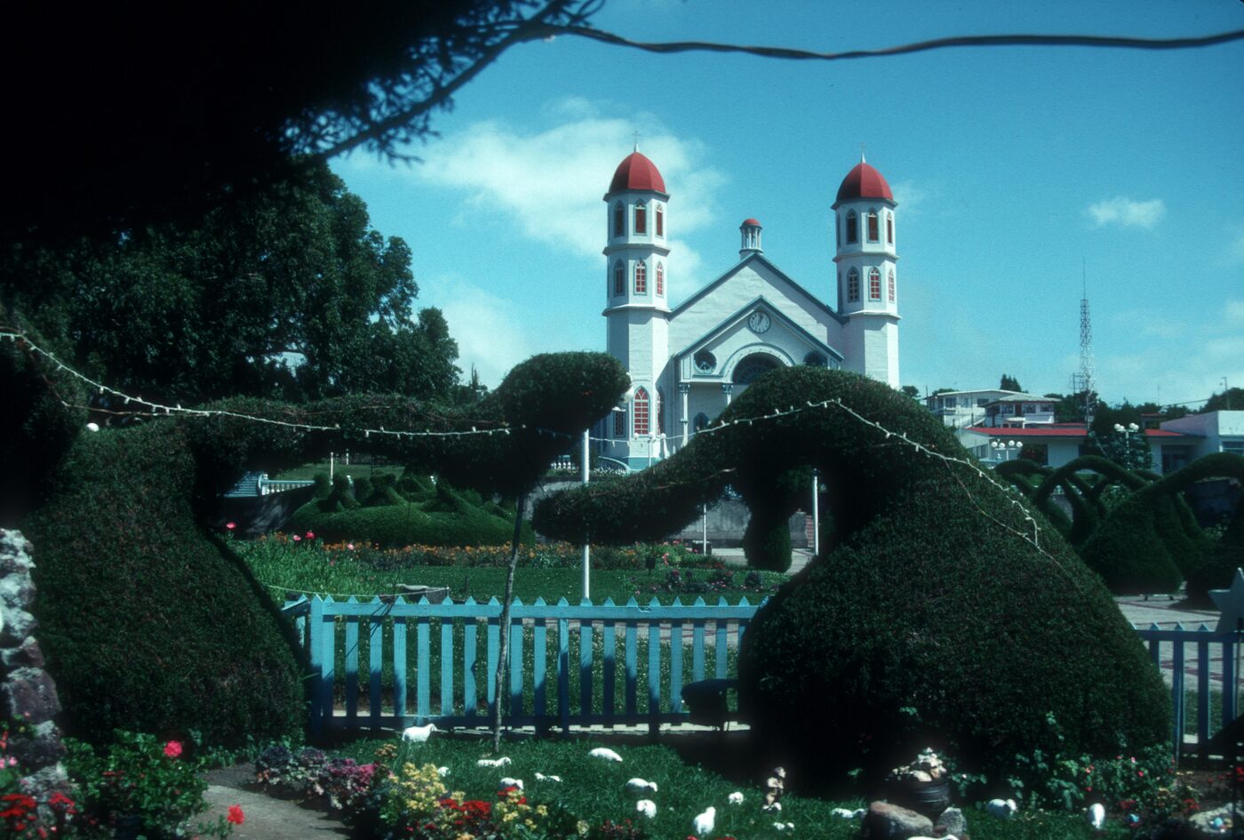Zarcero topiary gardens with Iglesia San Rafael
