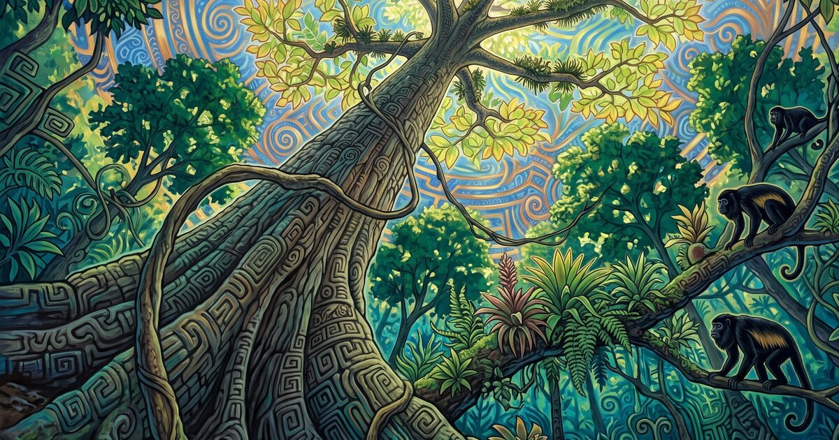 What a tree does with light